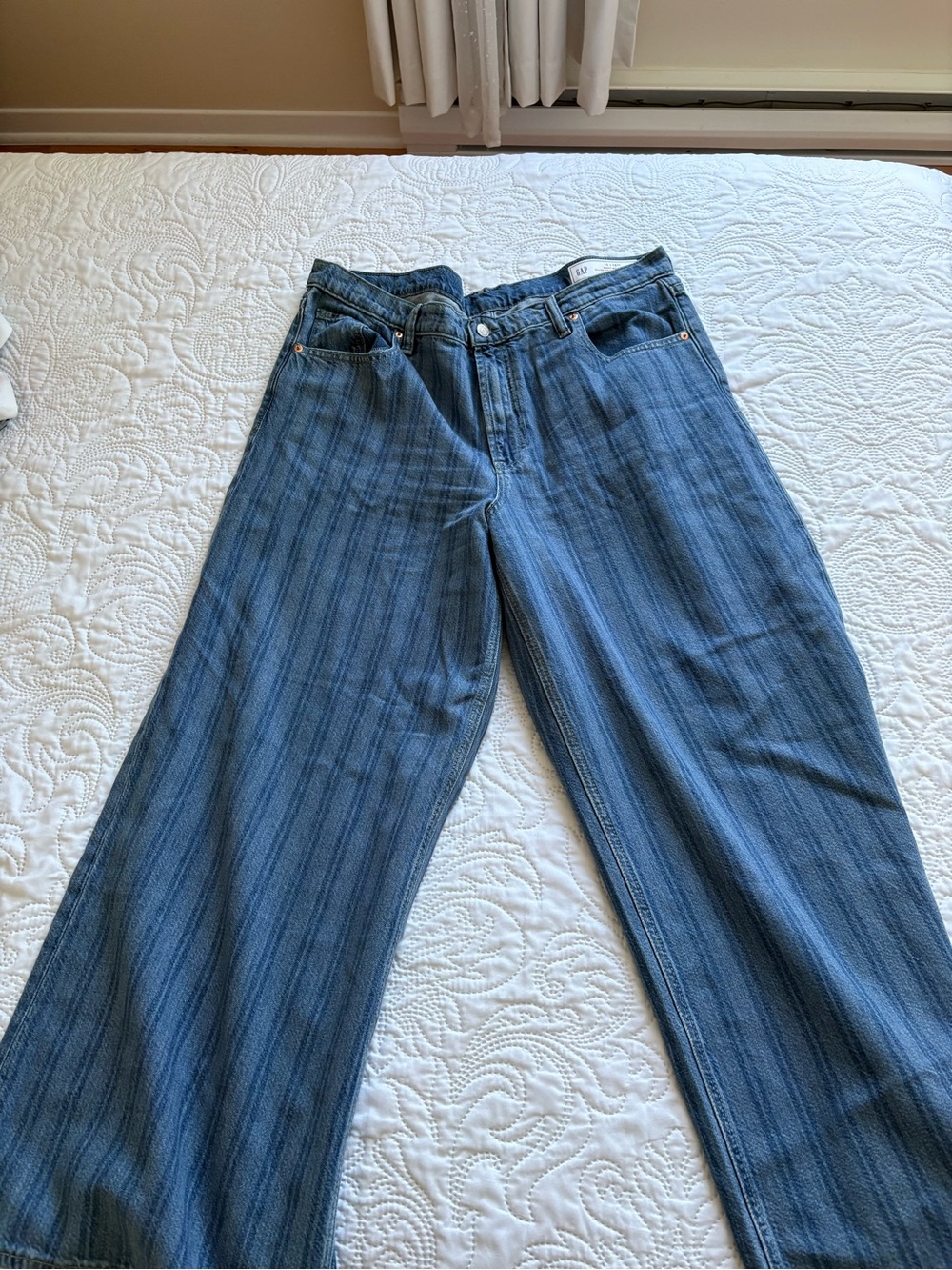 Gap Women’s Blue Wide-Leg Jeans